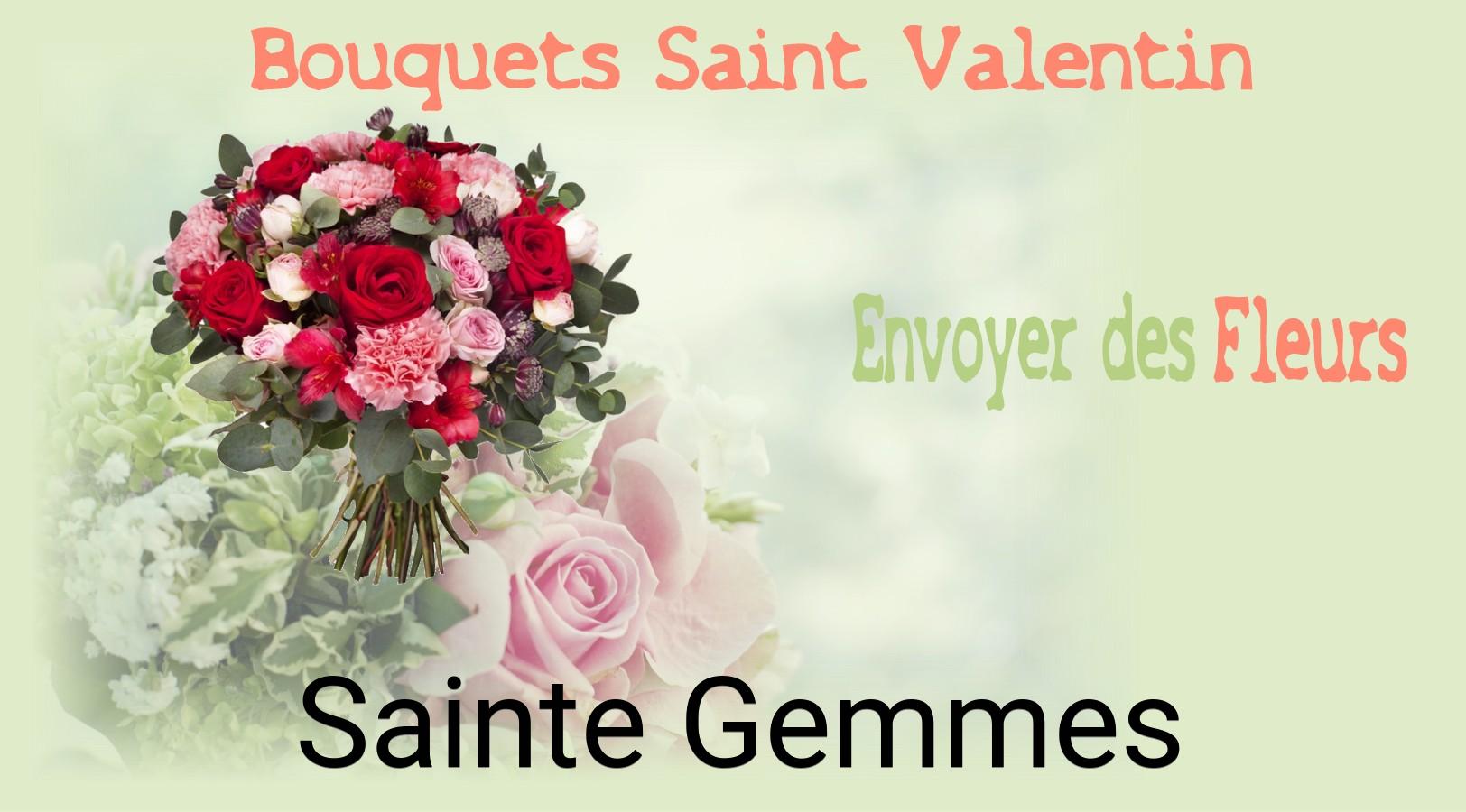 Roses de Saint-Valentin livrées à Sainte-Gemmes